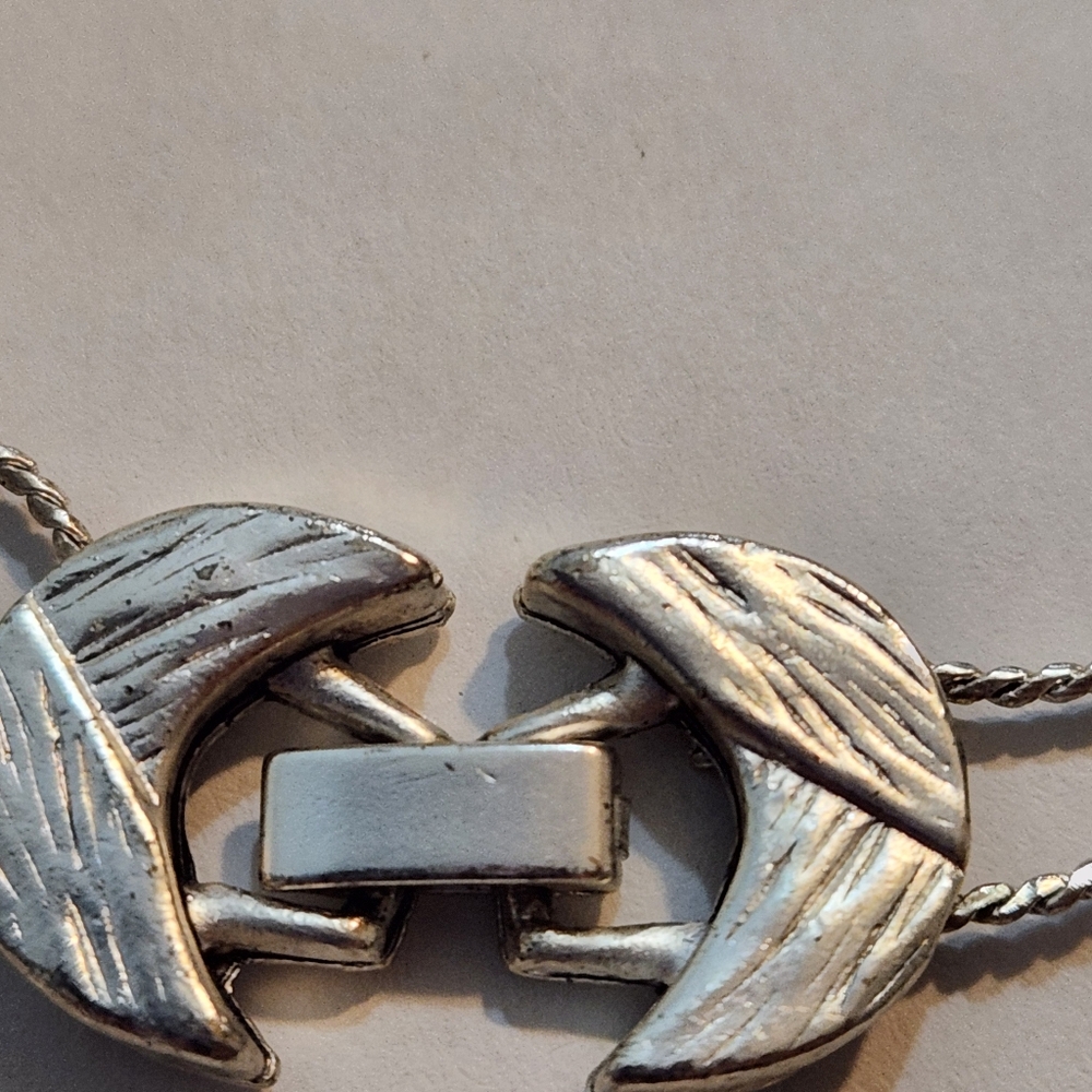 Vintage Noah's Ark theme slide bracelet Silver Colored sheep camel elephant dove - Picture 6 of 16
